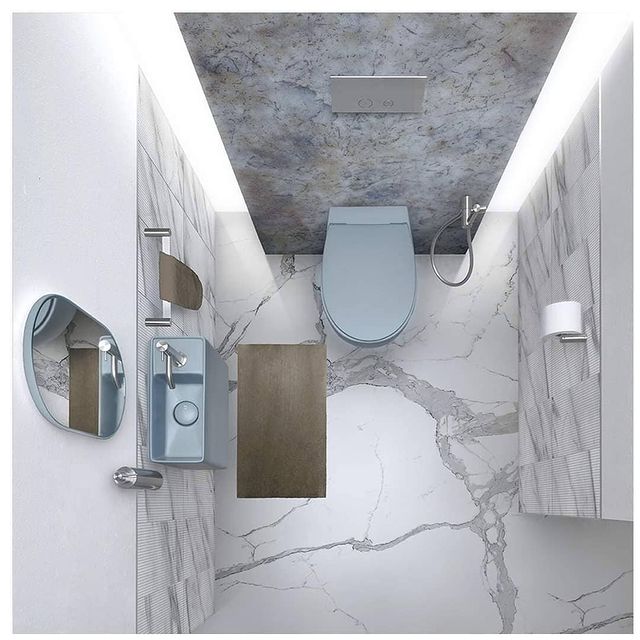 S555T0R0V6.141 Подвесной унитаз настенный Голубой A. e T. Italia Dot Италия AeT ITALIA DOT 2.0 - Вид №3