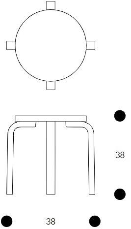 Artek Табурет из дерева L-leg sun-id-1357022 - Вид №5