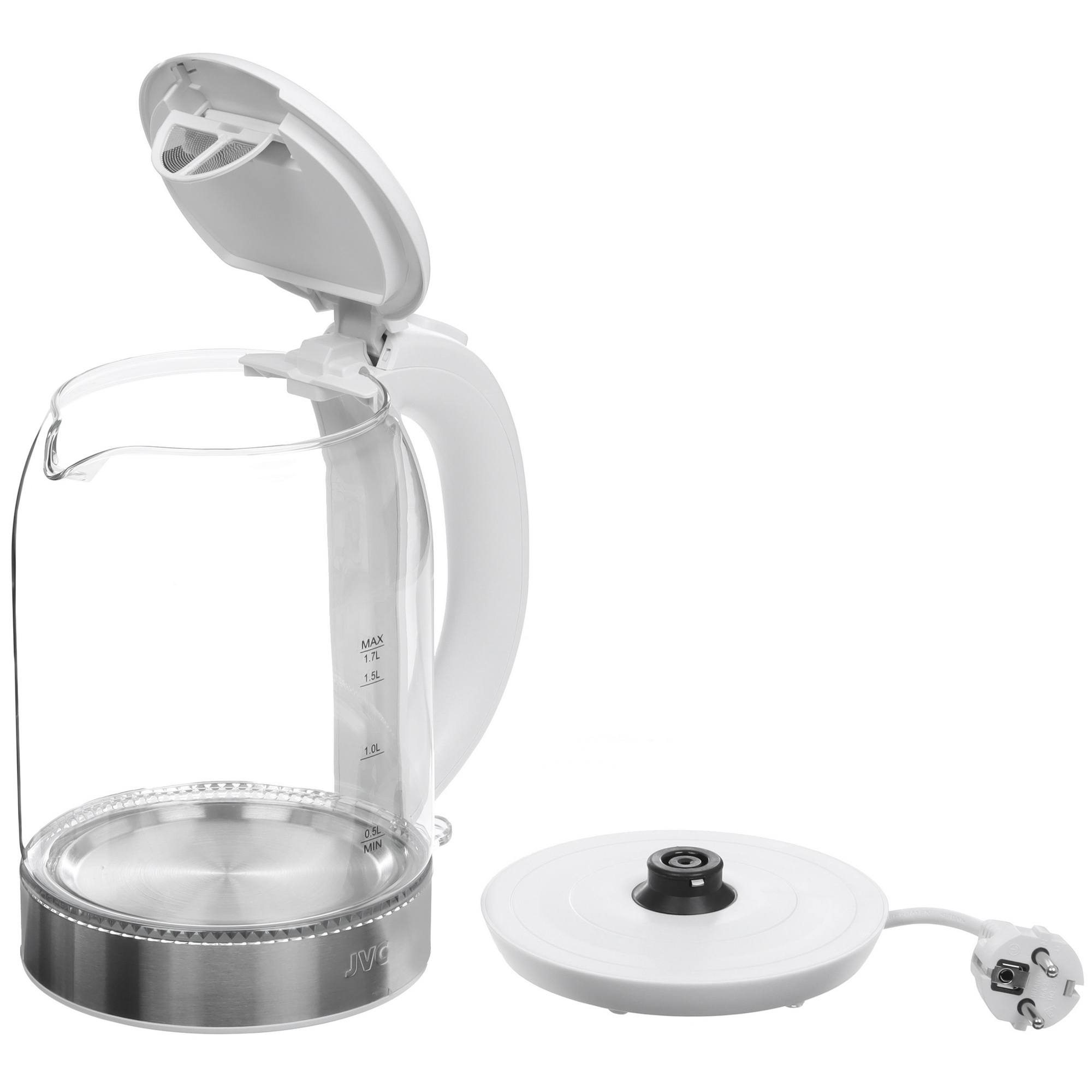 9052786 Электрочайник JVC JK-KE1800 белый STDN-0061205 - Вид №4