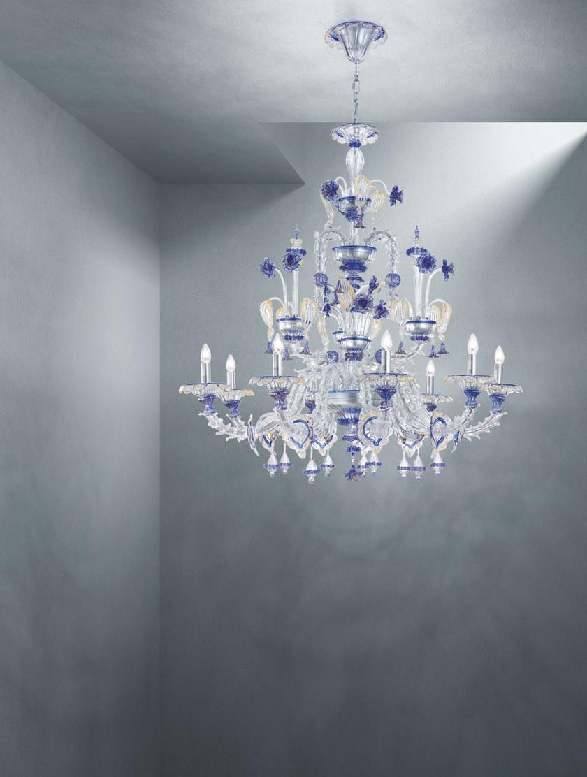 Sylcom Люстра из стекла с кристаллами Rezzonico 1470/1471/1472 - Вид №4