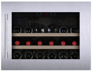 5307599 Встраиваемый винный шкаф Temptech OBI45SS серебристый