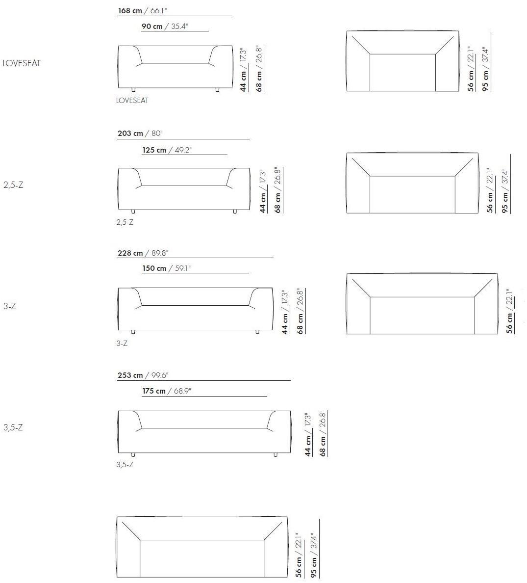 Montis 2-х местный тканевый диван со съемным чехлом Aztec sun-id-1515678 - Вид №5
