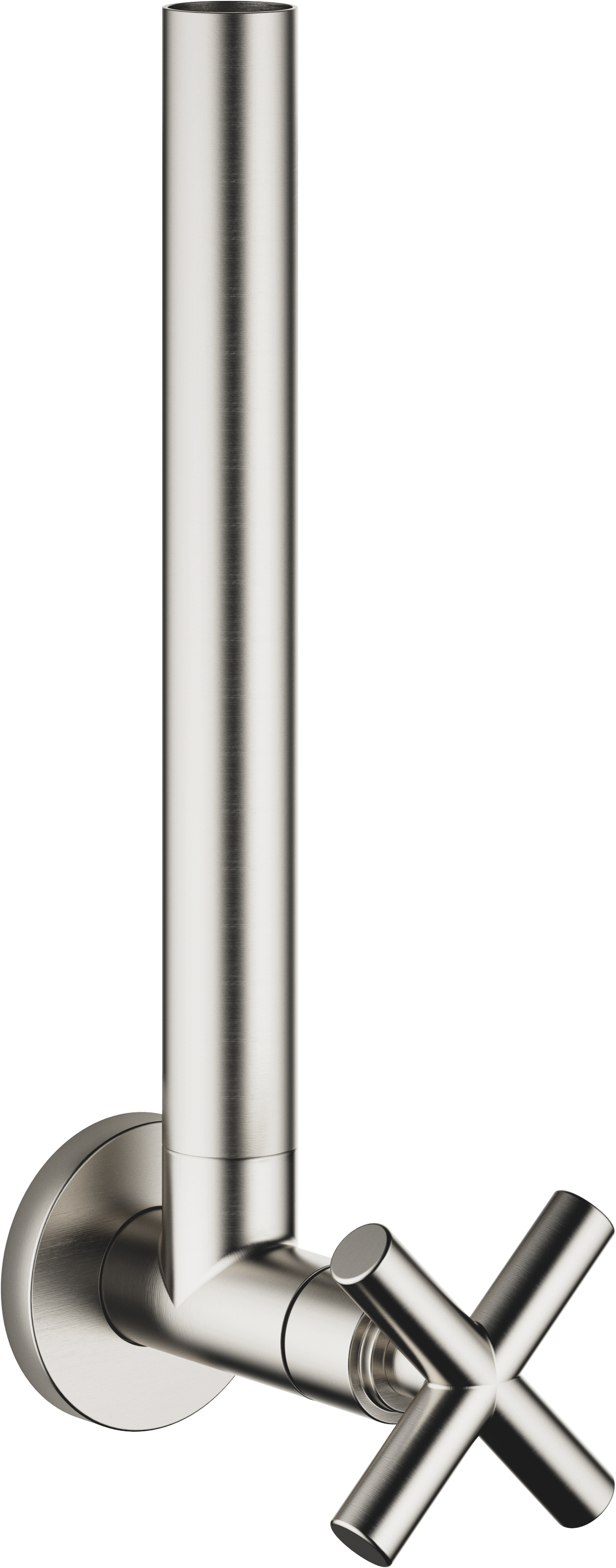 Угловой клапан TARA - матовая платина