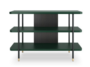 Прямоугольная консоль из массива дерева с полками