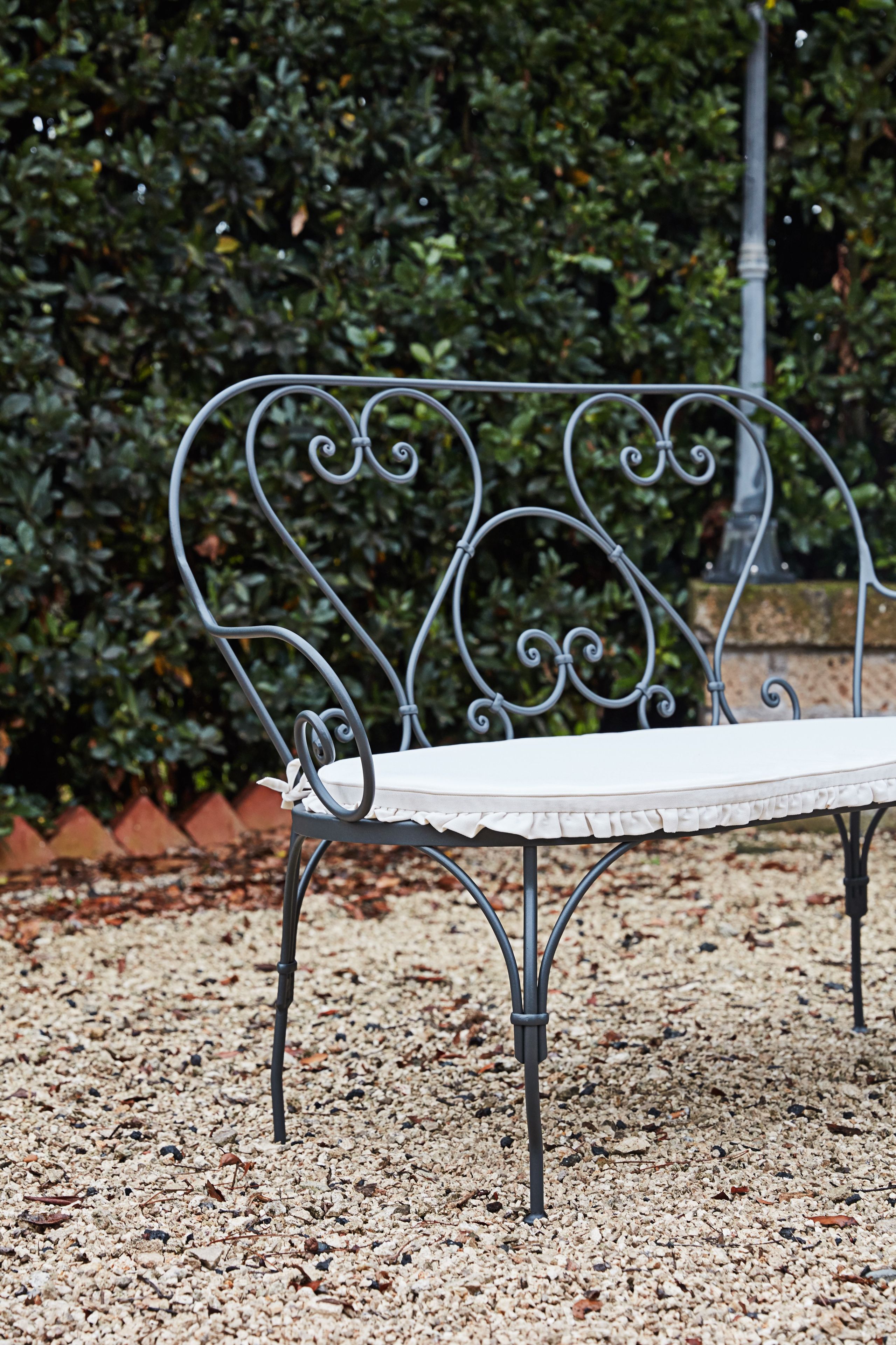 2-местный железный садовый диван Unopiù Aurora ARCH-00030969 - Вид №2