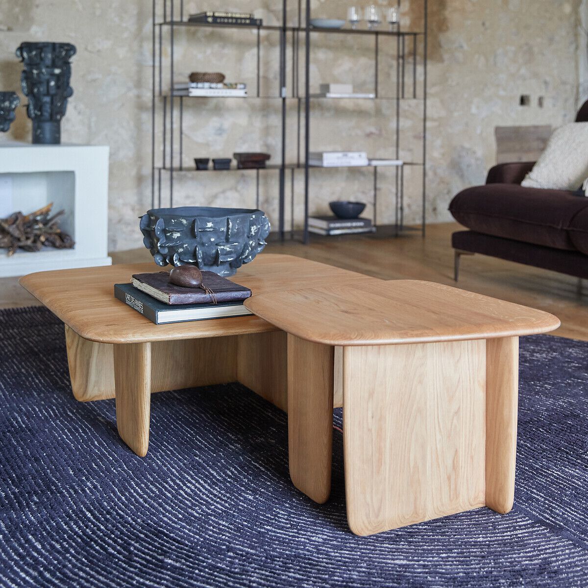 Квадратный низкий журнальный столик из дуба AMPM Iloss ARCH-00048071 - Вид №6