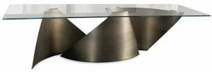 Reflex Прямоугольный обеденный стол из стекла Vele