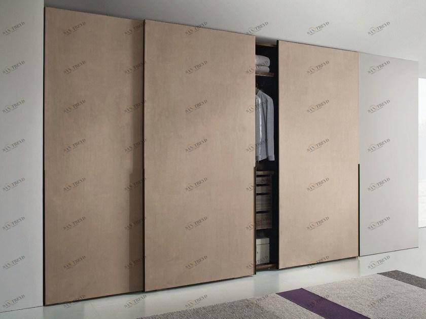 JESSE Шкаф из экокожи с раздвижными дверцами Plurimo sun-id-1453777