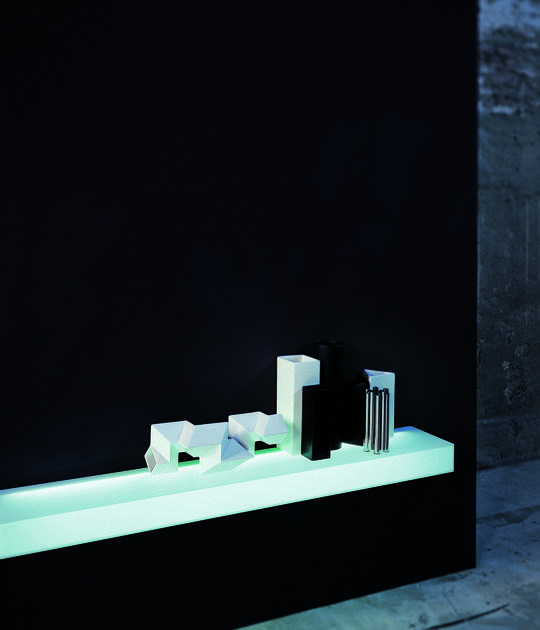 Glas Italia Хрустальная полка со встроенной подсветкой sun-id-1373178 - Вид №3