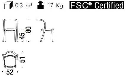 Moroso Штабелируемый стул из алюминия и дерева St.mark sun-id-1382930 - Вид №19
