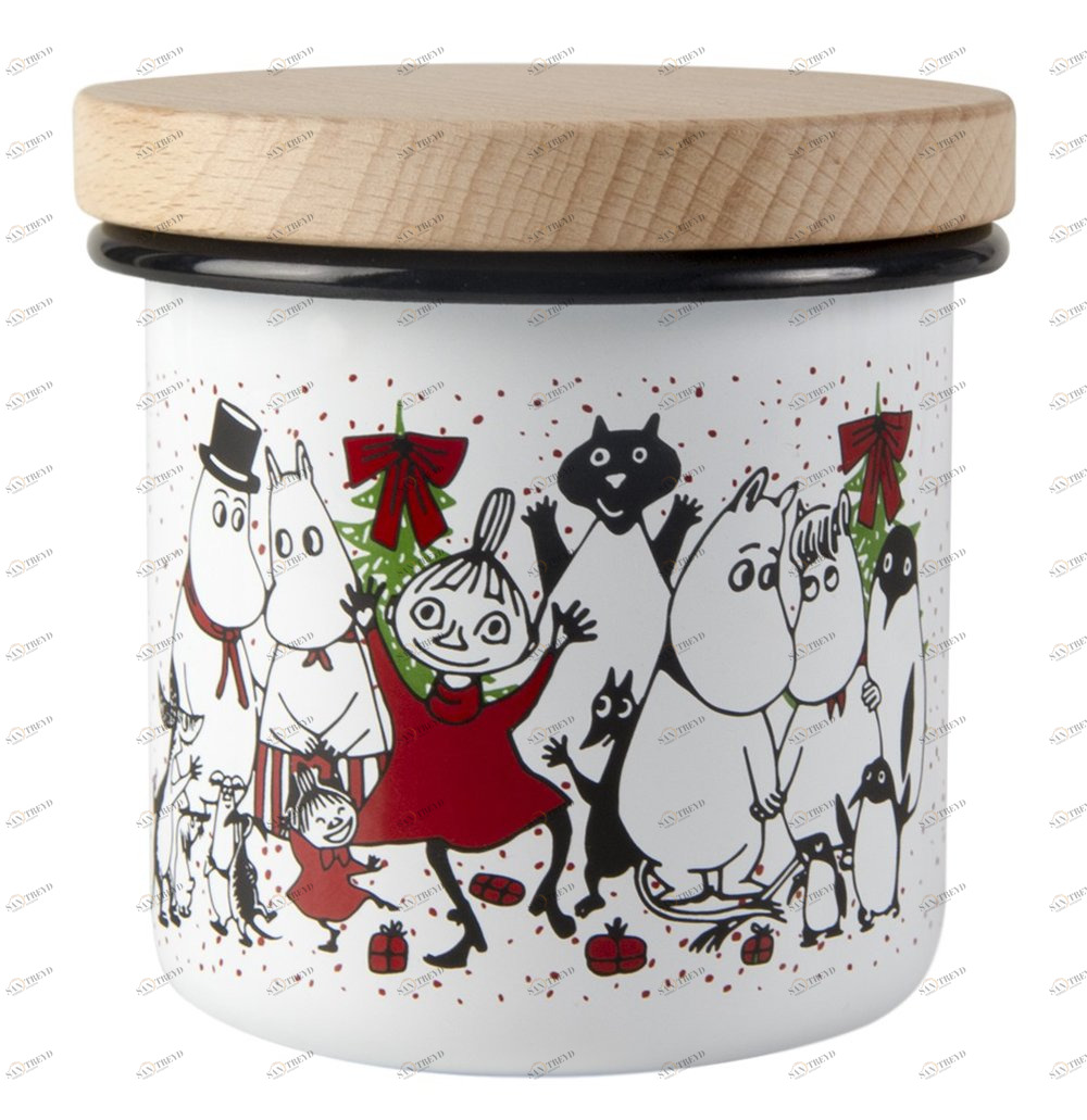 Банка "Зимнее волшебство" LE-VILLAGE МУМИ-ТРОЛЛЬ 221955 Белый 