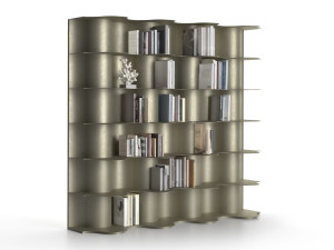 Модульный стальной книжный шкаф