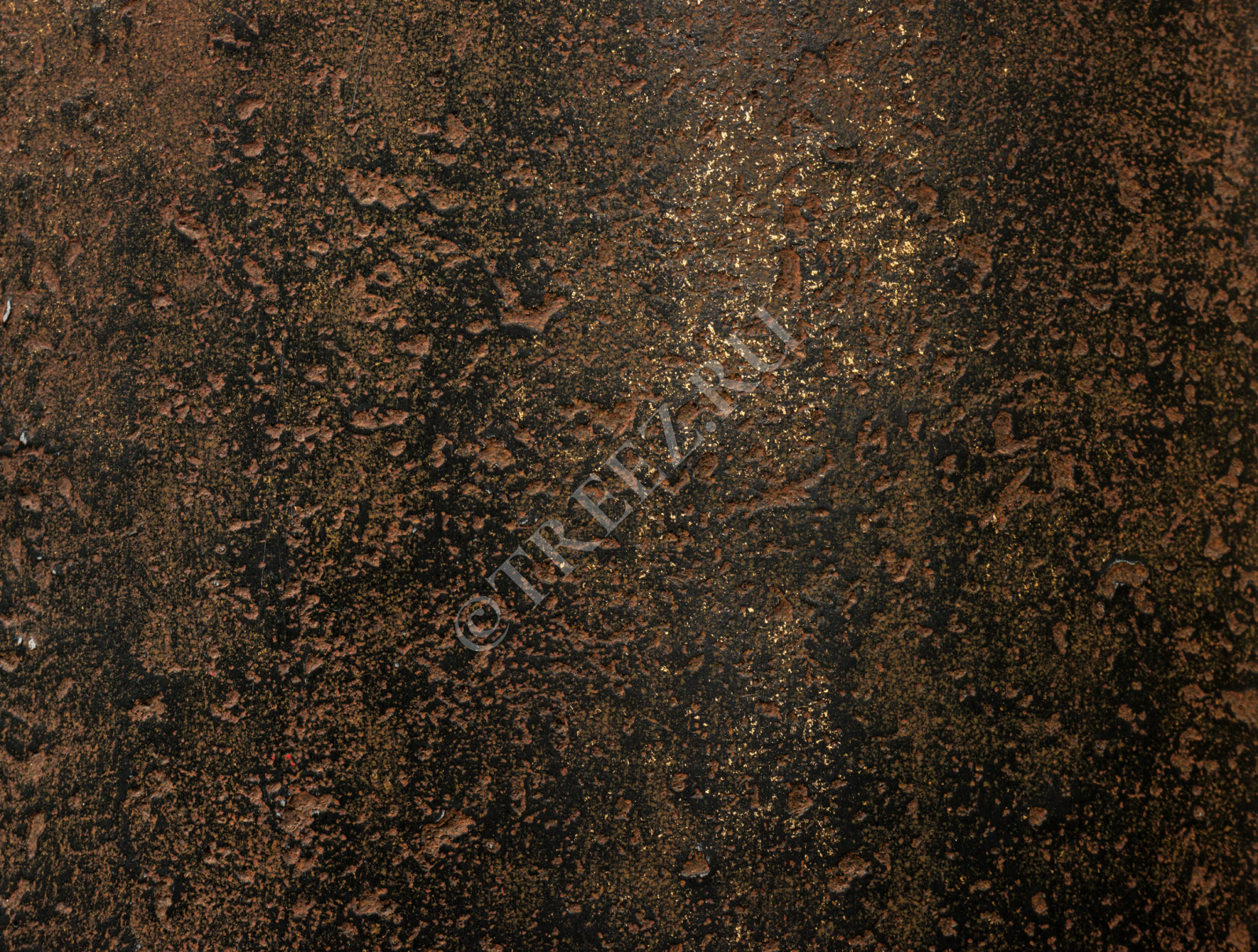 41.3321-04-050-RM-30 Кашпо  Effectory - серия Metal - Конус-чаша - Rough с золотой патиной Цветочная коллекция  - Вид №7