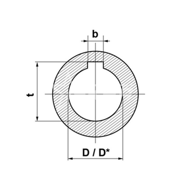 IS3227 Втулка тапербуш 2012-32 мм ISKRA  - Вид №4