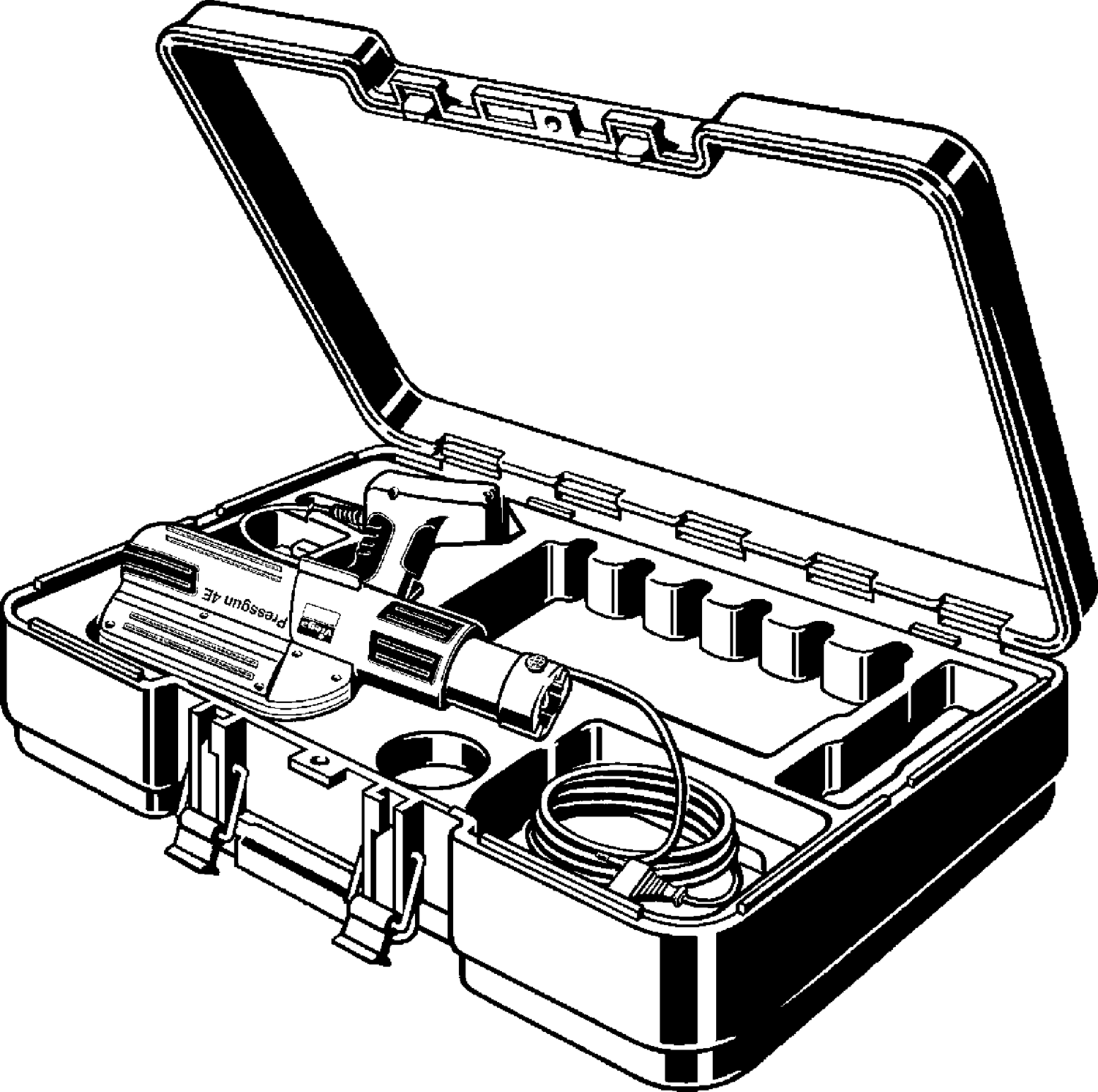 612 023 1) Модель 2298.1 Трубопроводные системы  Системные пресс-инструменты  Системные пресс-инструменты  Блок питания от сети / 230 В Santreyd  - Вид №1