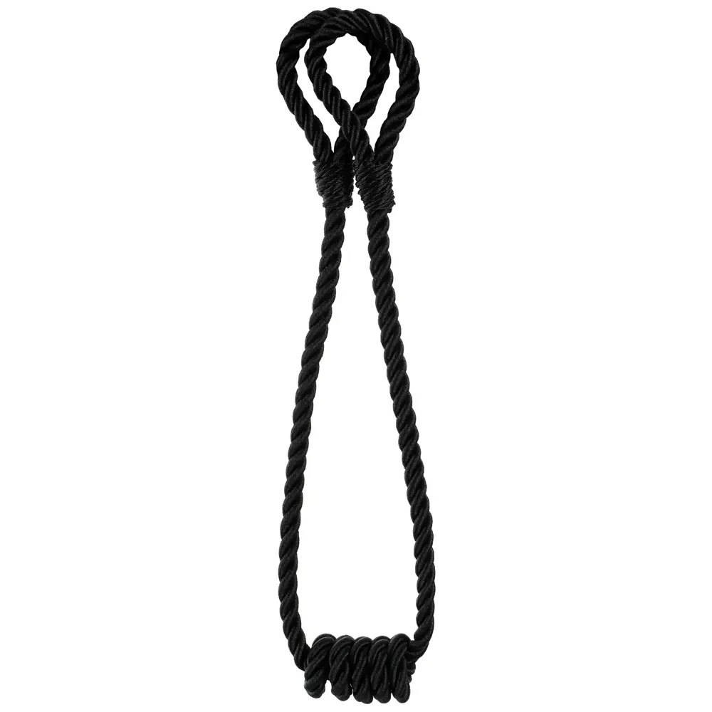 89337849 Подхват для штор Шишка 167 60 см металл цвет черный STLM-1022891 Santreyd 