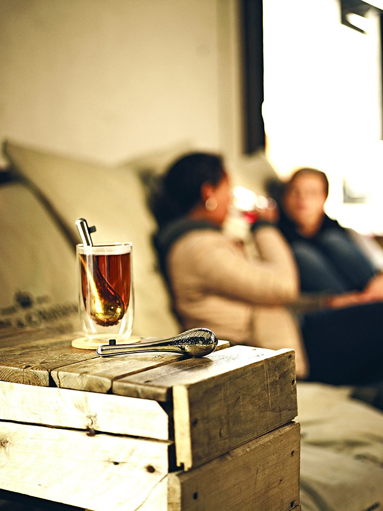 567411-Q Емкость для заваривания чая tea spoon чёрная QDO  - Вид №1