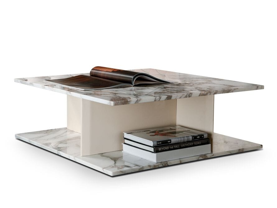 Квадратный мраморный журнальный столик с отсеком для хранения i 4 Mariani PARK ARCH-00028075