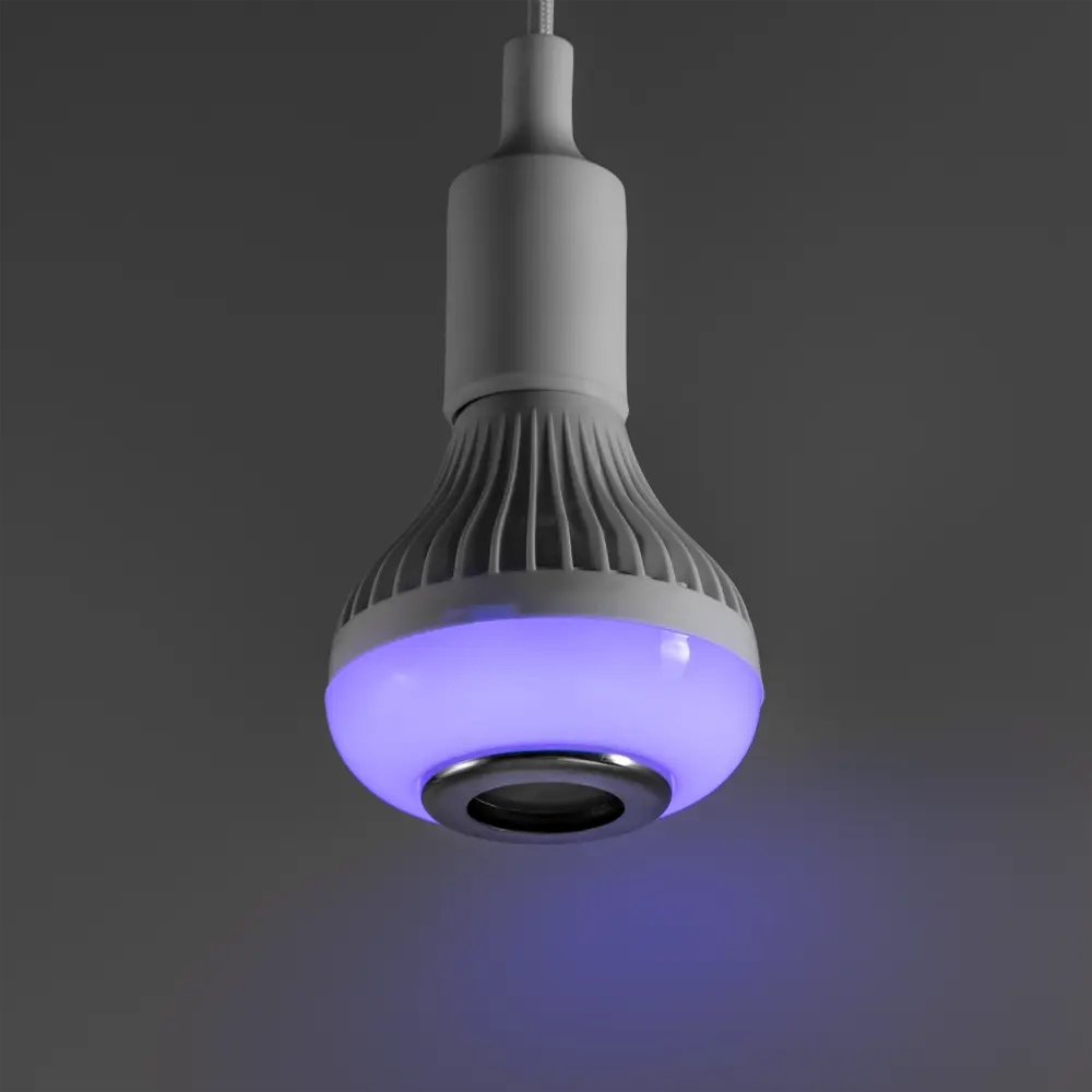 Лампа светодиодная Music E27 230 В 10 Вт 800 лм, регулируемый цвет света RGB, музыкальная, подключение к смартфону Santreyd STLM-2211023 - Вид №13