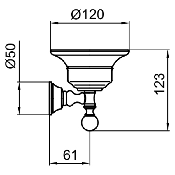 KA500101065 Мыльница Webert Karenina  - Вид №1