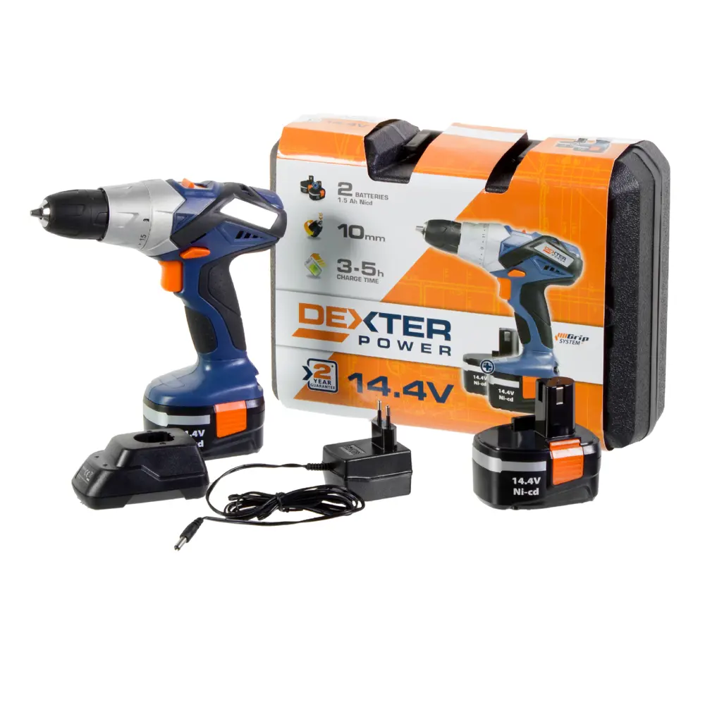 Шуруповерт Dexter, Ni-Cd 14,4 В DEXTER POWER STLM-2058431 - Вид №3