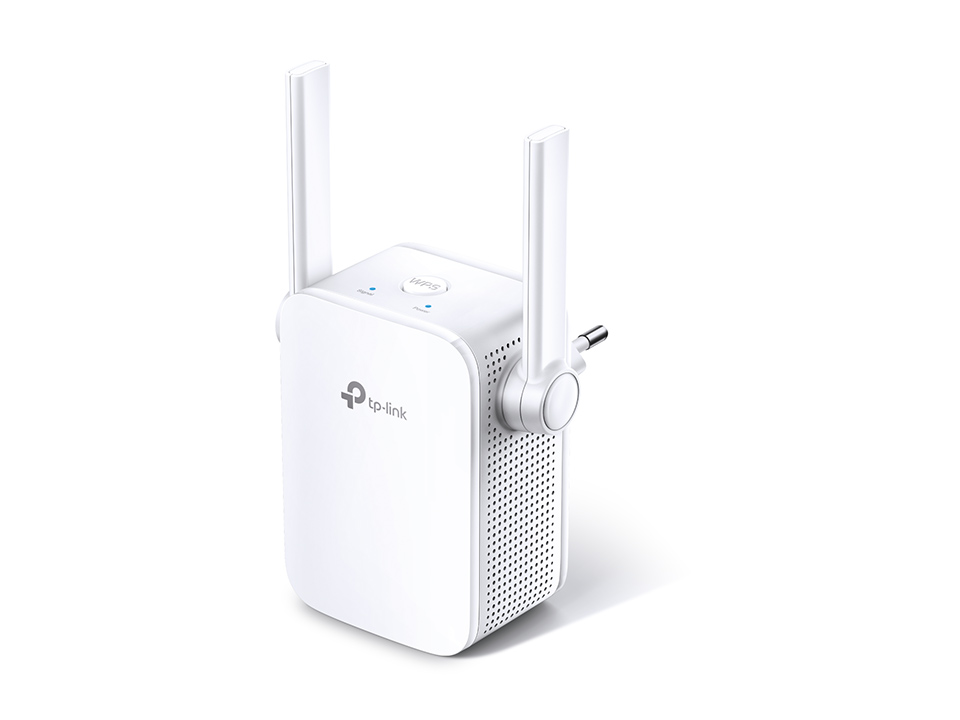 TL-WA855RE 300mbps wifi range extender/entertainment adapter, 2t2r, 2.4ghz, 802.11b/g/n, 1 10/100mbps lan port, 2 external antennas TP-Link Santreyd  - Вид №1