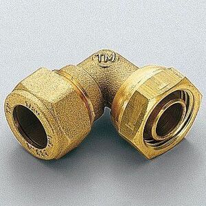 Угол ВР 22 х 3/4'' обжим со сгоном TIEMME