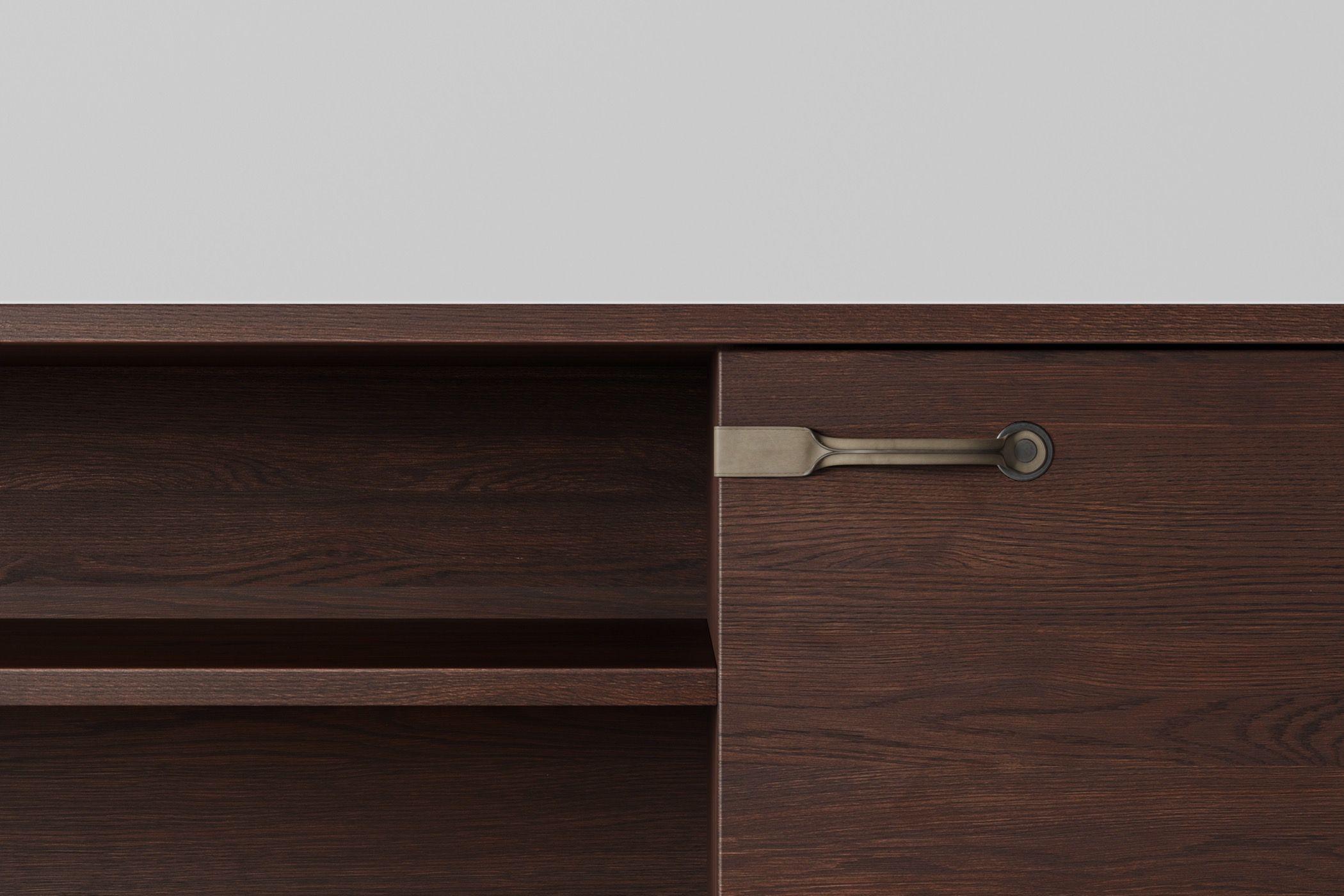 Низкий дубовый ТВ-шкаф District Eight Tote ARCH-00104626 - Вид №2