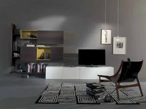 Fimar Оборудованная лакированная стена Side system