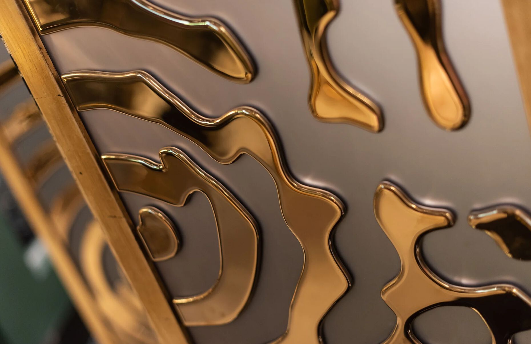 Стеклянная ширма PlusObject Interference ARCH-00054199 - Вид №2