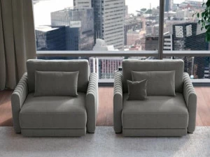 Febal Casa Кресло из ткани с подлокотниками Softcase