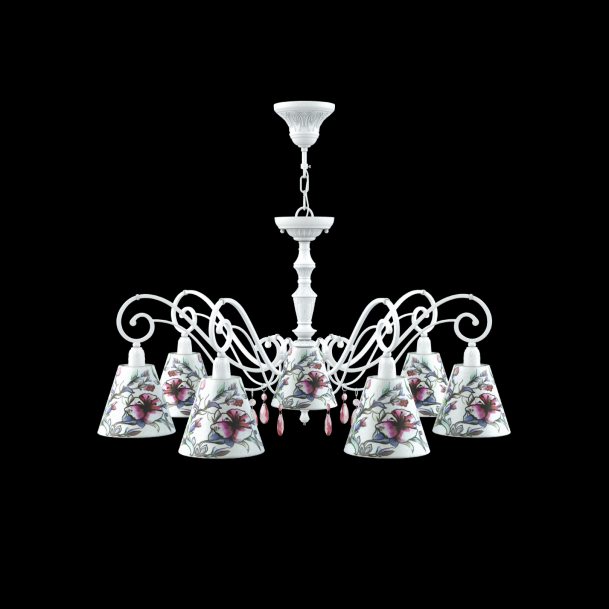 E3-07-WM-LMP-O-13-CRL-E3-07-PK-DN Люстра 19 Maytoni Classic - Вид №1