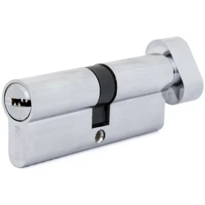 Цилиндр Palladium BK CP, 40x40, ключ/вертушка, цвет хромированный 82605165 STLM-2135885