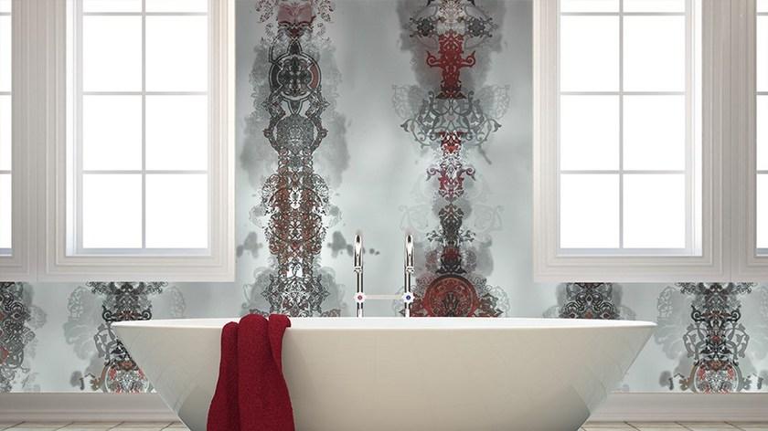 GLAMORA Виниловые обои Stripes & squares sun-id-1370848 - Вид №3