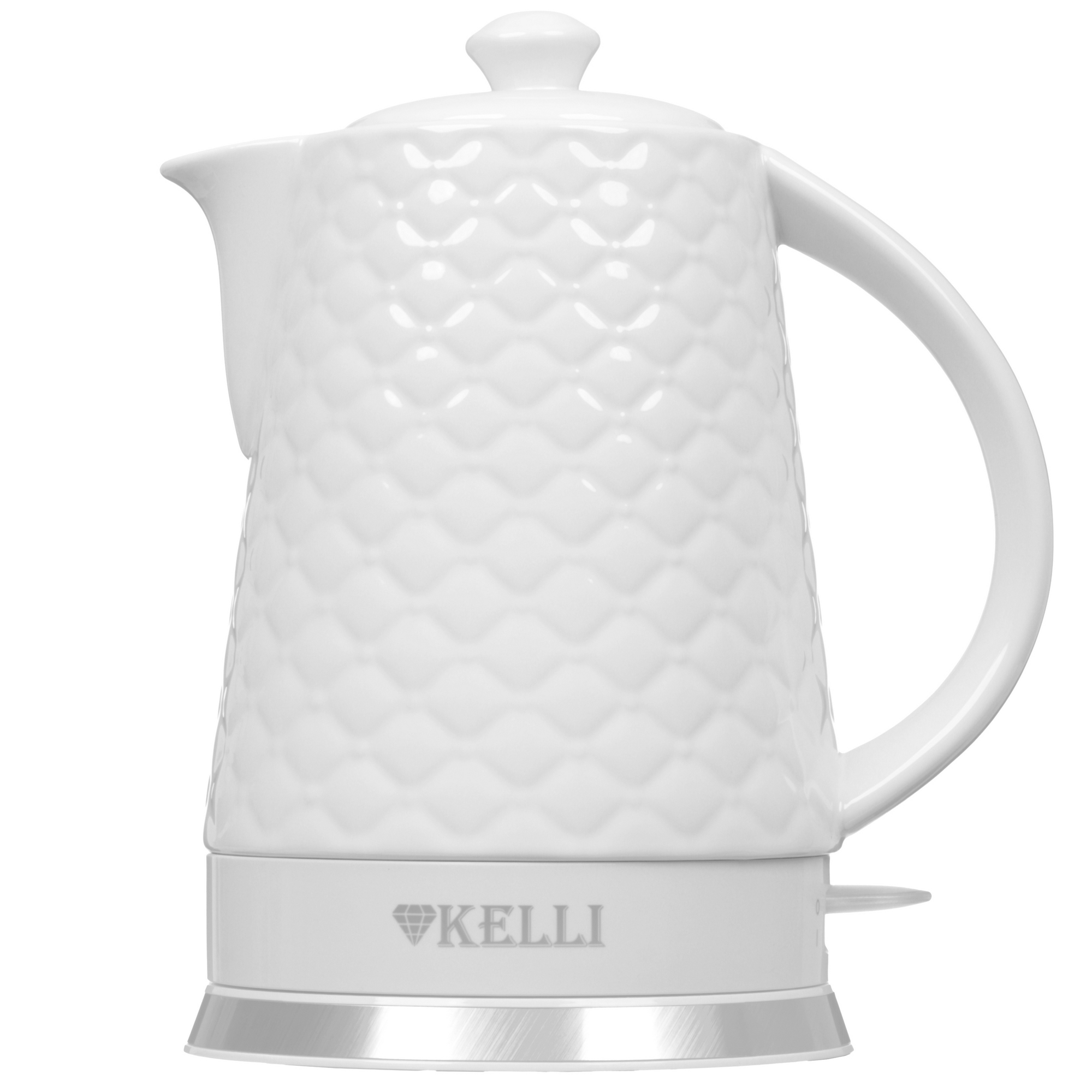 5359870 Электрочайник KELLI KL-1340 белый STDN-0080057