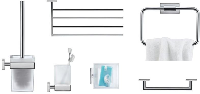 Duravit Подставка для зубных щеток в стекле Karree 009951 - Вид №1