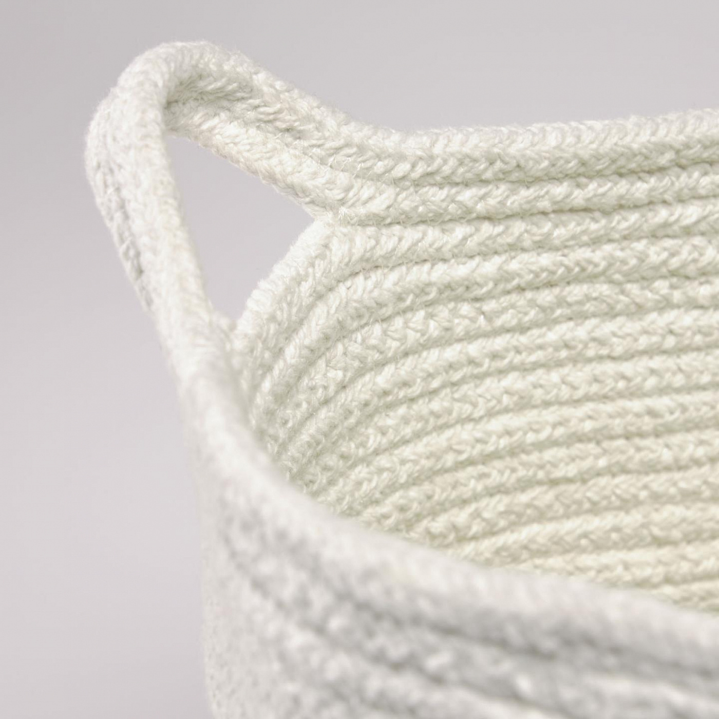 100866 Корзина из 100% хлопка белого цвета La Forma Abeni 