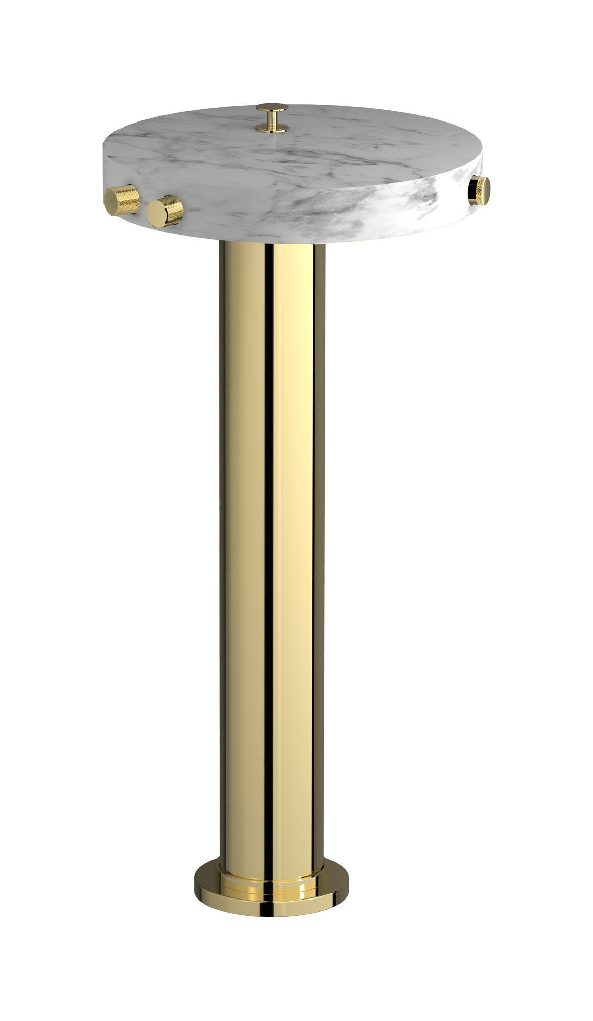 Напольный смеситель для ванны с ручным душем IB мрамор + мрамор Elle ARCH-00039283 - Вид №7