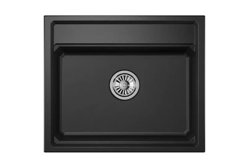 KS-6003, ЧЁРНЫЙ, кухонная мойка, кварц GRANULA 6003-ST307 - Вид №2