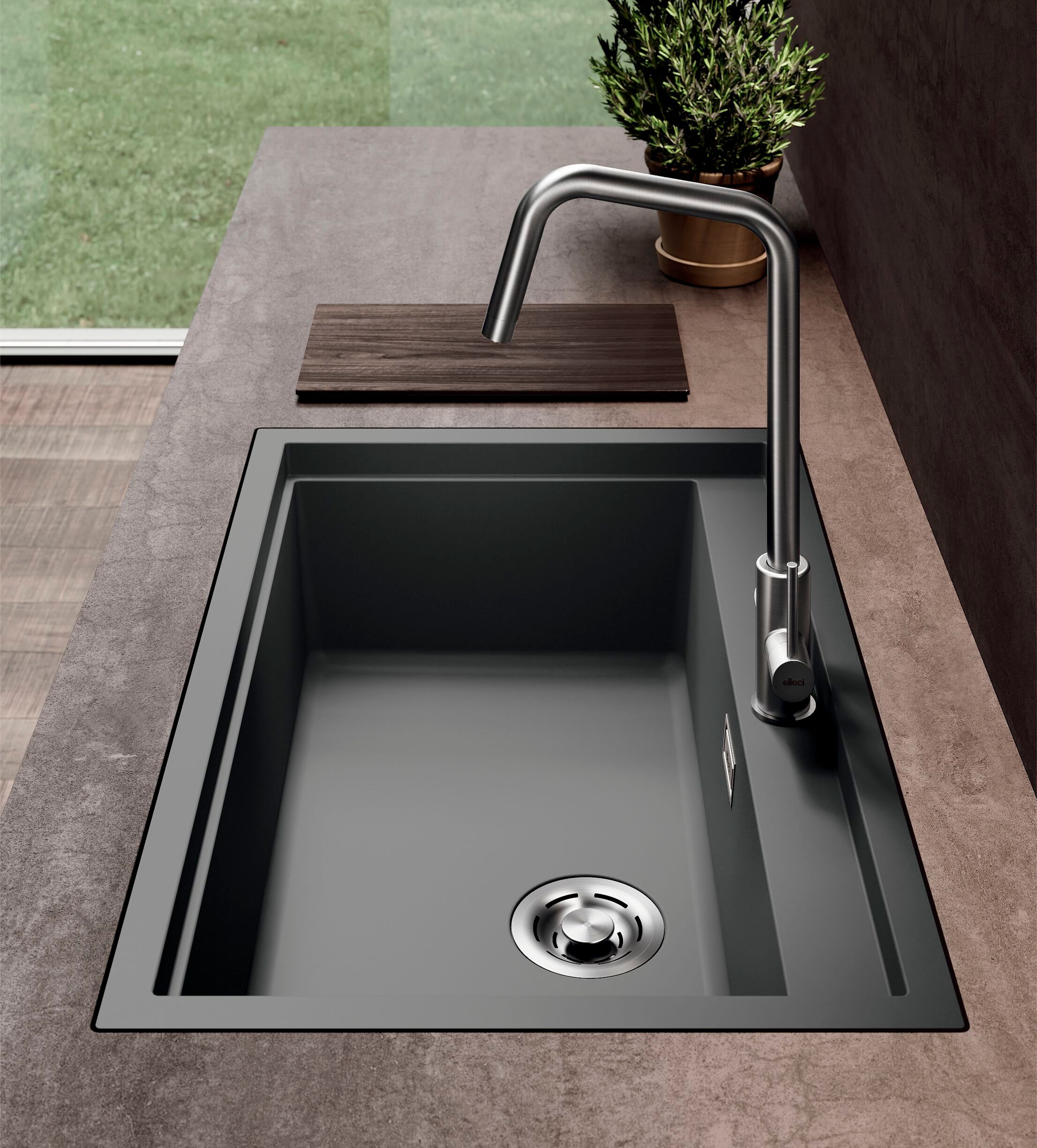 Lavello workstation in Keratek Elleci SINTESI ARCH-00054444