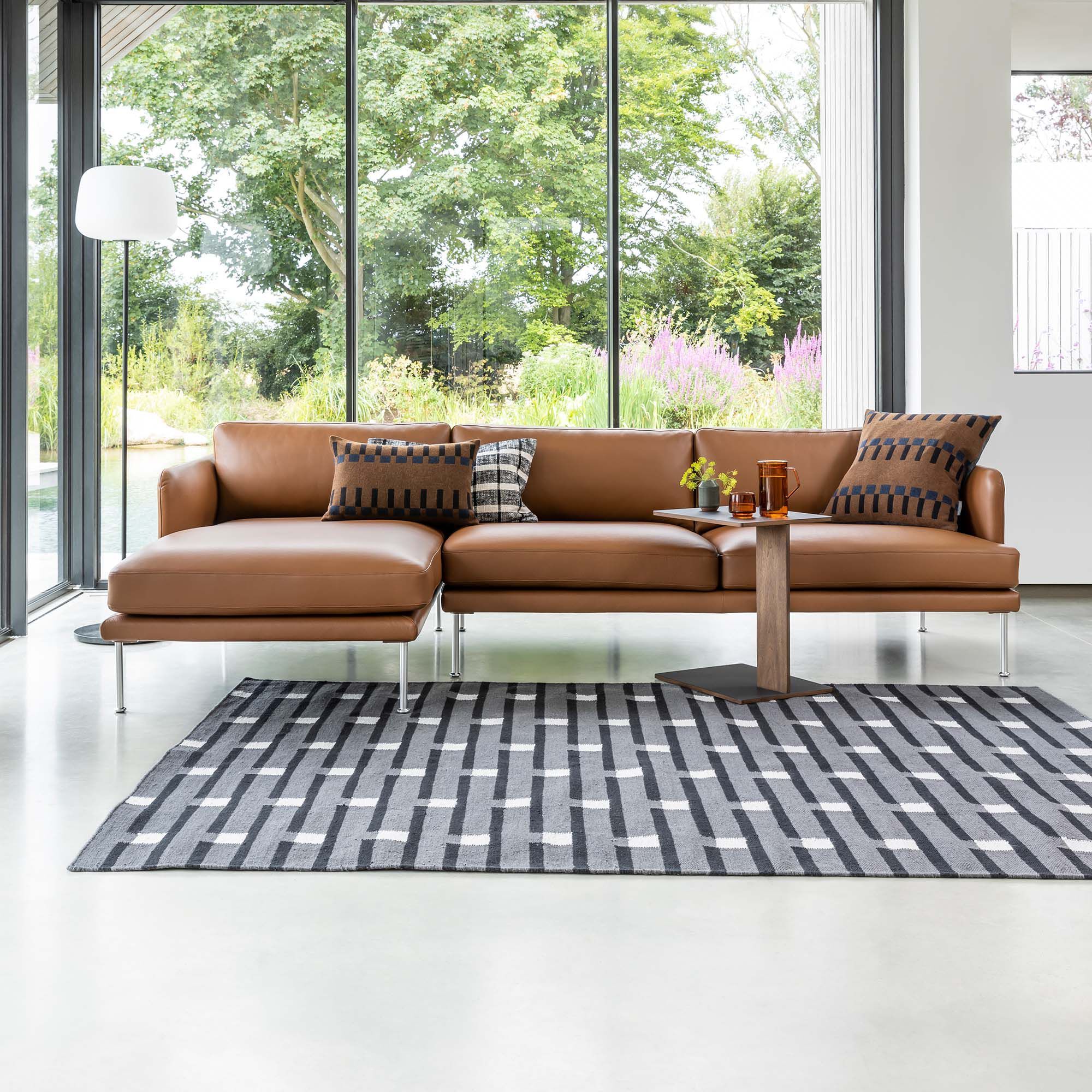 3-местный тканевый диван с полуостровом Case NORDIN ARCH-00041497 - Вид №1