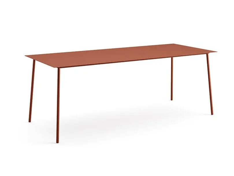 Металлический прямоугольный высокий садовый стол Arper Onemm ARCH-00031820