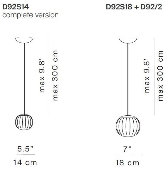 LUCEPLAN Светодиодная подвесная лампа из дутого стекла Lita sun-id-1483541 - Вид №2