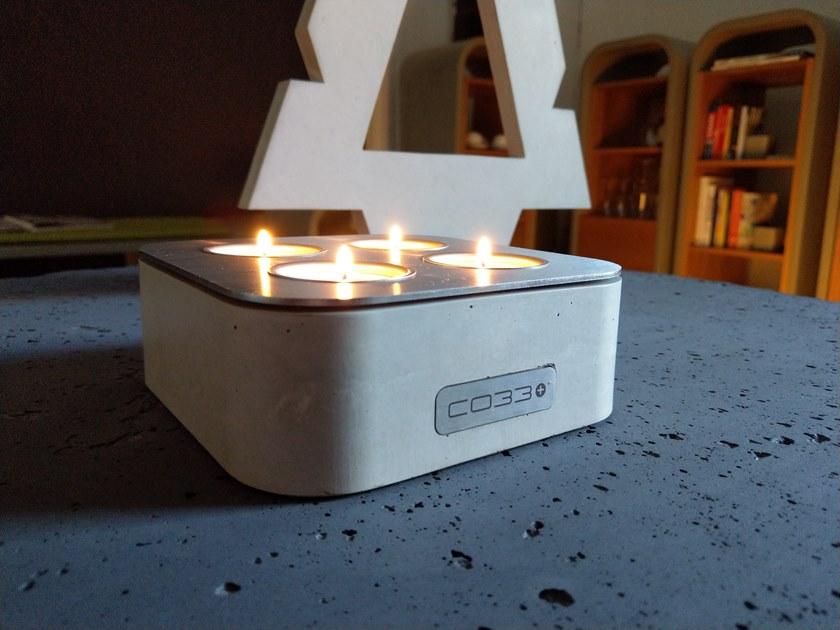 CO33 Подсвечник из бетона Opus Z8.4 - Вид №7