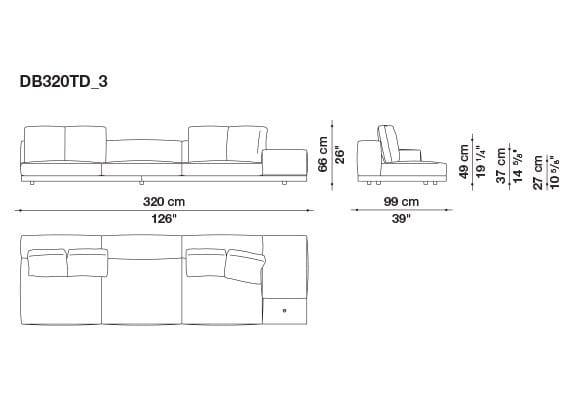 Кожаный диван B&B Italia док ARCH-00106863 - Вид №97