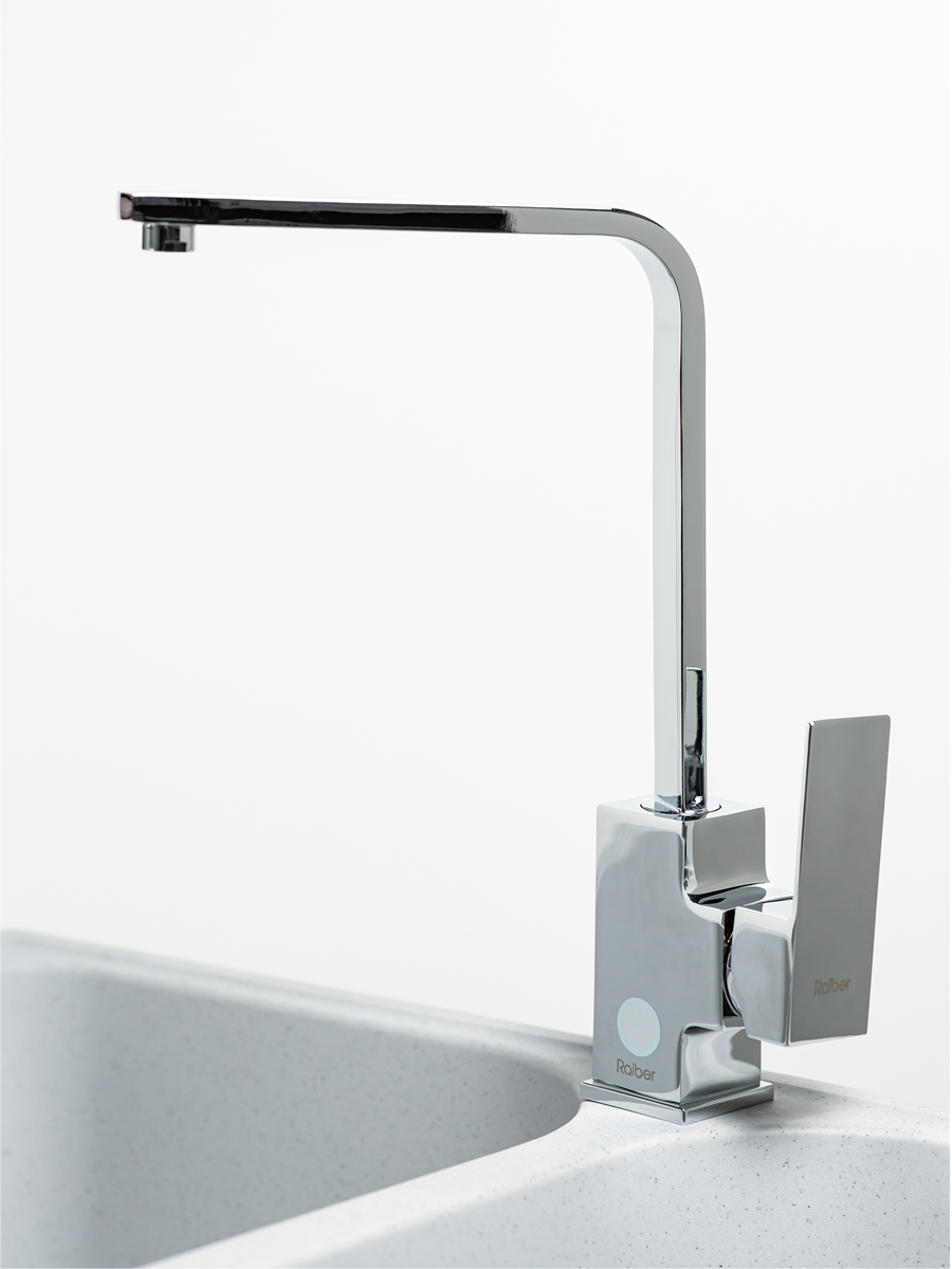 R1603 Смеситель для кухни Zuks однорычажный, боковой Raiber  - Вид №5