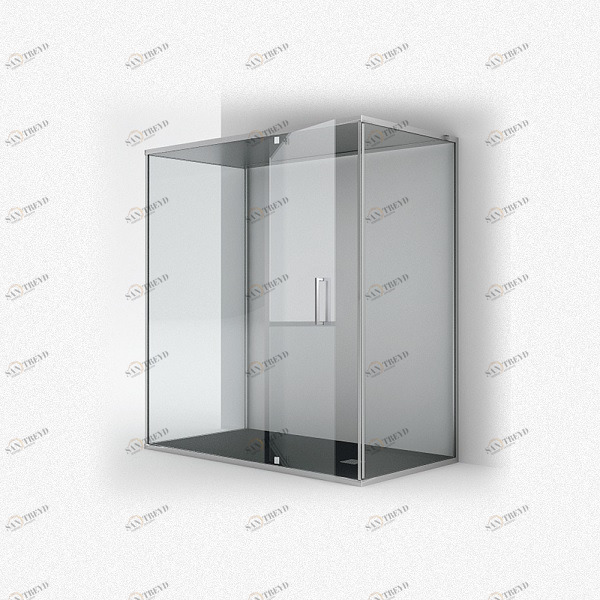 Ограждение для душа и турецкой бани Gemini 7 180х70 см 1GNX3S0 Gruppo Geromin