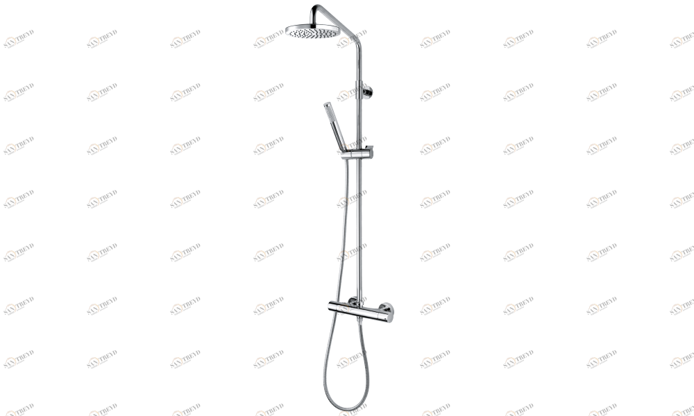 L02256 Душевая колонна ZOE Ø 200 mm - Termostatico BOSSINI 
