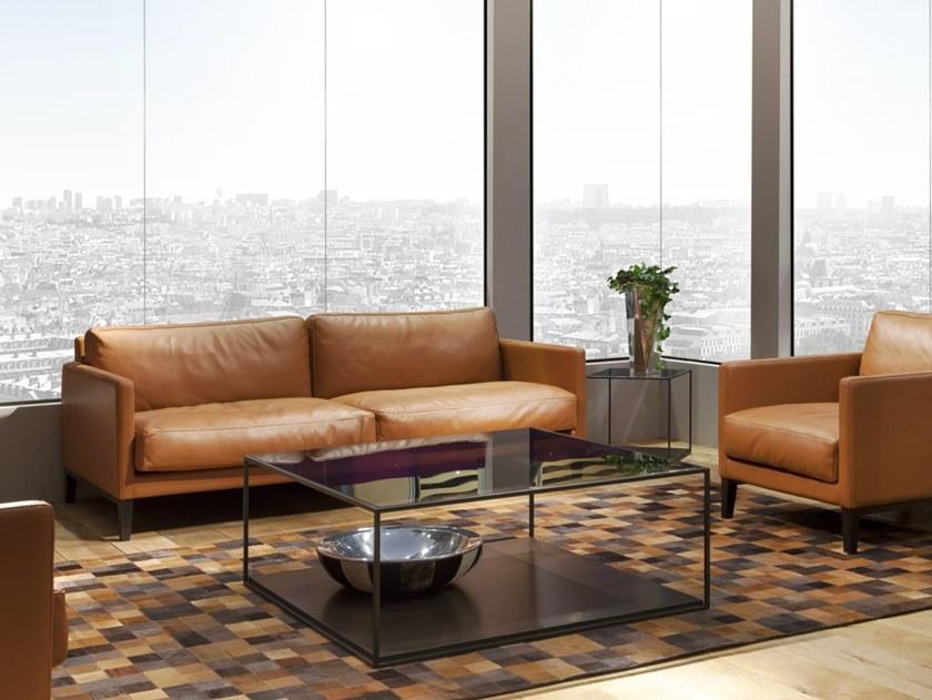 Duvivier Canapés 3-х местный кожаный диван со съемным чехлом Centquatre Centxf21, centxf22, - Вид №4