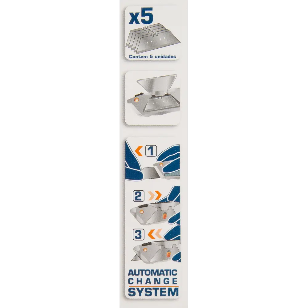 Нож строительный Dexter с трапециевидным лезвием и эргономичной рукояткой 83684292 STLM-0043438 - Вид №3